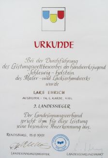 Urkunde 2